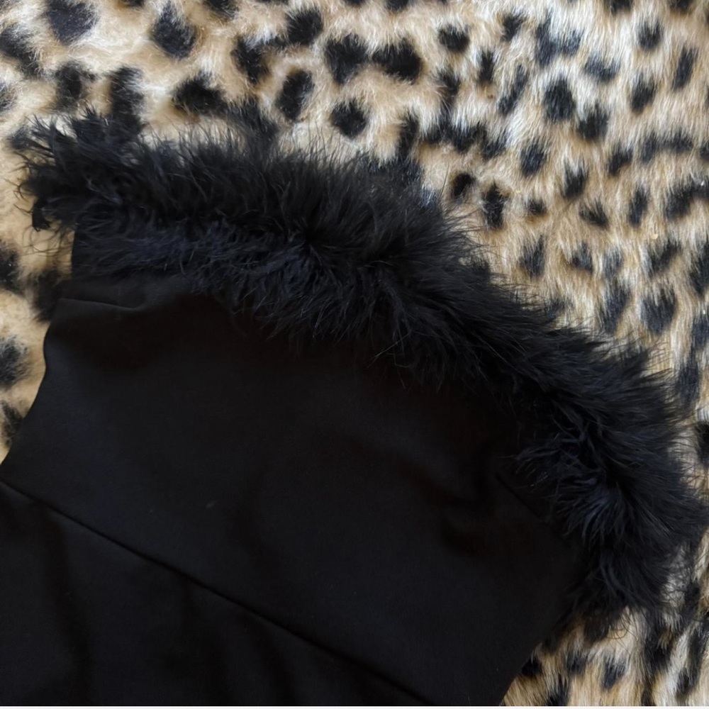 Black Boa Dress